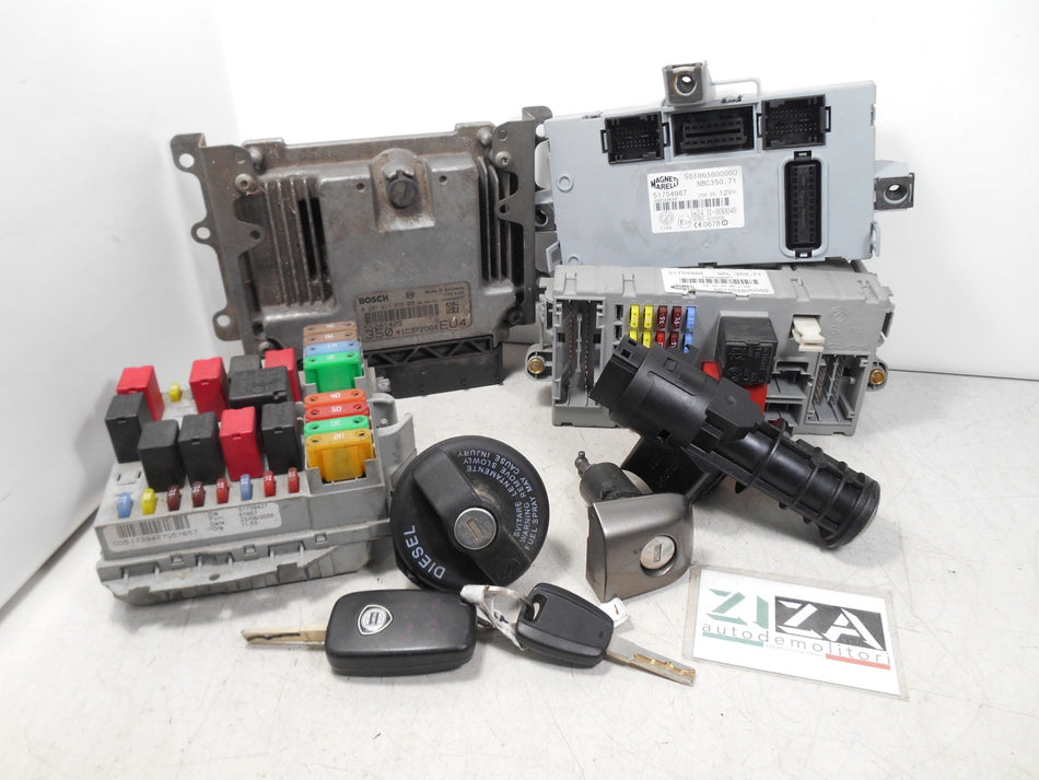 Kit Chiave ECU Lancia Musa I 1.9 Mjet 74kw 188B2000 2006 55201425 0281011556