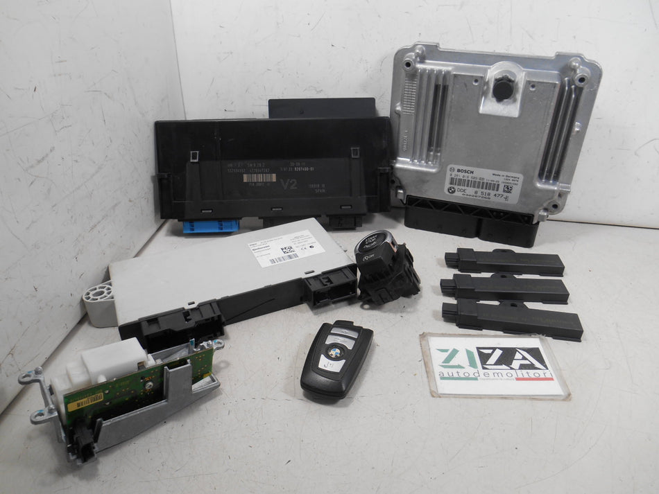 Kit Chiave ECU BMW F10 520D 2.0 135kw 2012 0281018609 8518477-01