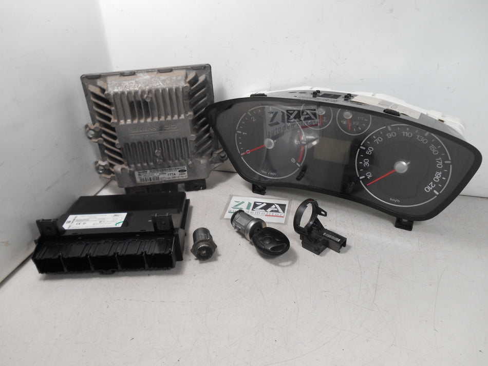 Kit Chiave ECU Ford Fiesta V Res 1.4 TDCI 50kw 68cv F6JB 2007 7S61-12A650-EA