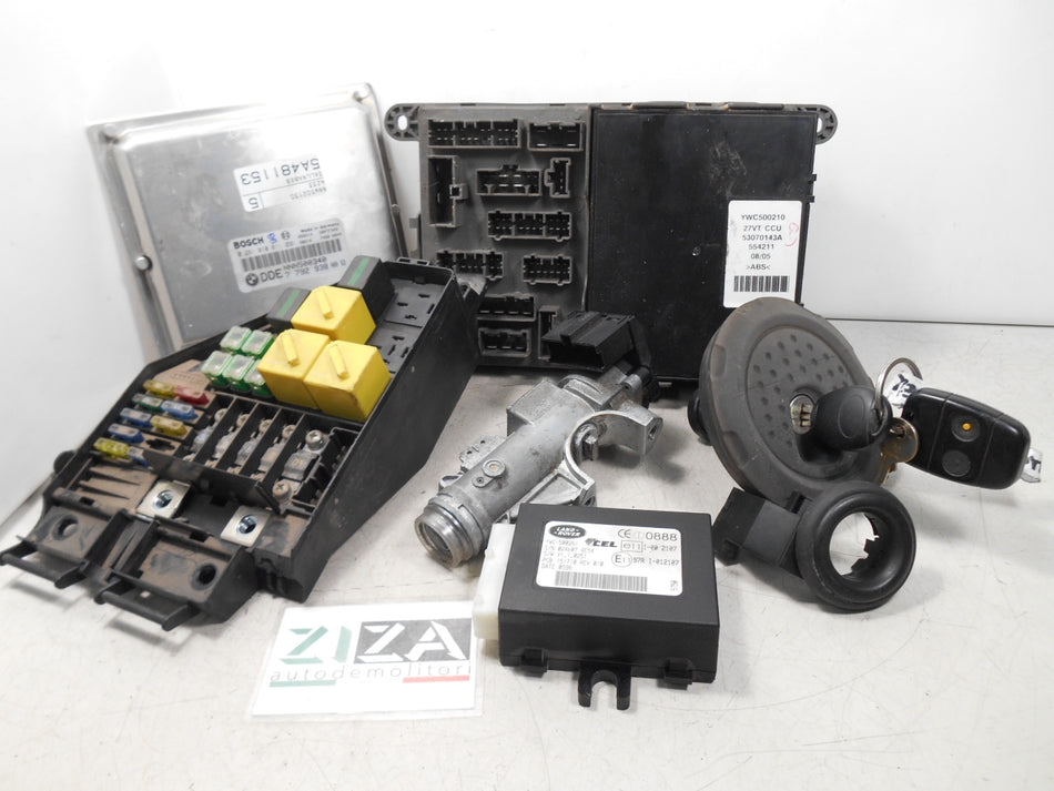 Kit Chiave ECU Land Rover Freelander 2.0 82kw 204D3 2005 7792938 0281010811