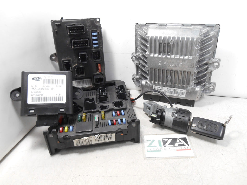 Kit Chiave ECU Peugeot 407 SW 2.0 HDI 100kw 136cv RHR 2005 5WS40196G-T