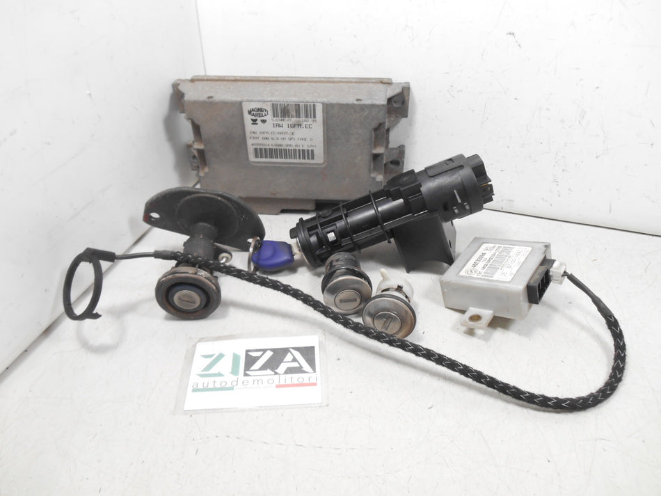 Kit Chiave ECU Fiat Seicento 0.9 29kw 1170A1.046 2000 IAW16FM.EC 46555914