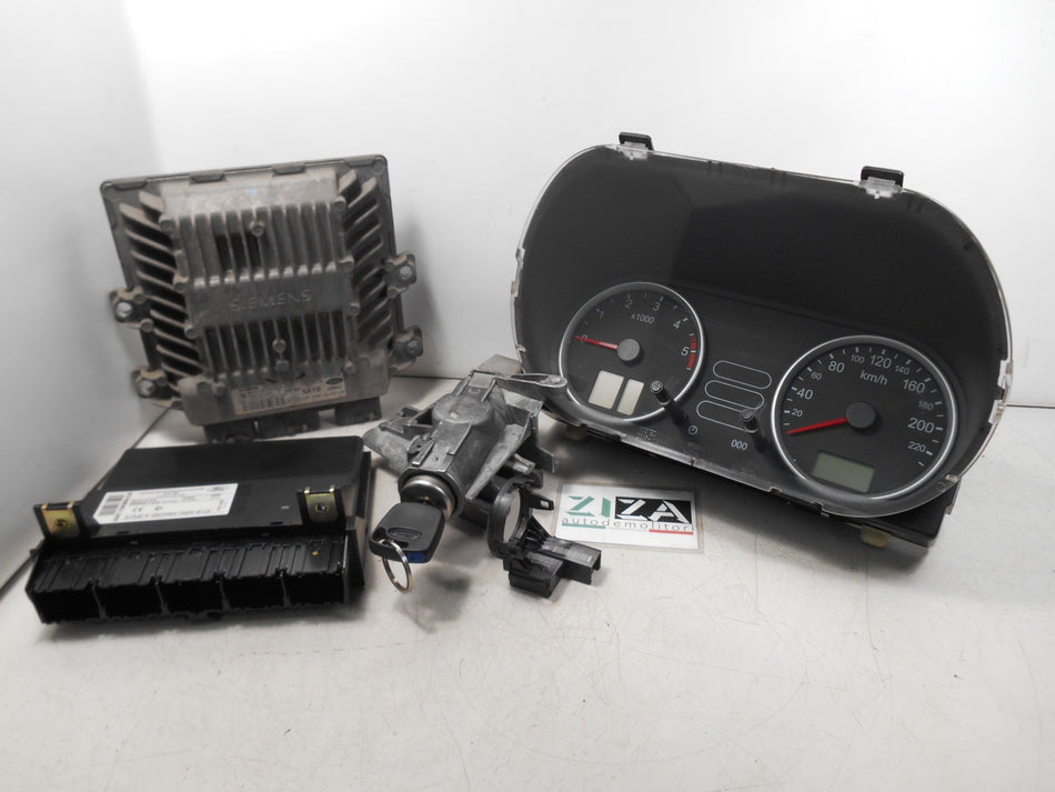 Kit Chiave ECU Ford Fiesta V 1.4 TDCI 50kw 68cv F6JA 2004 3S61-12A650-LB