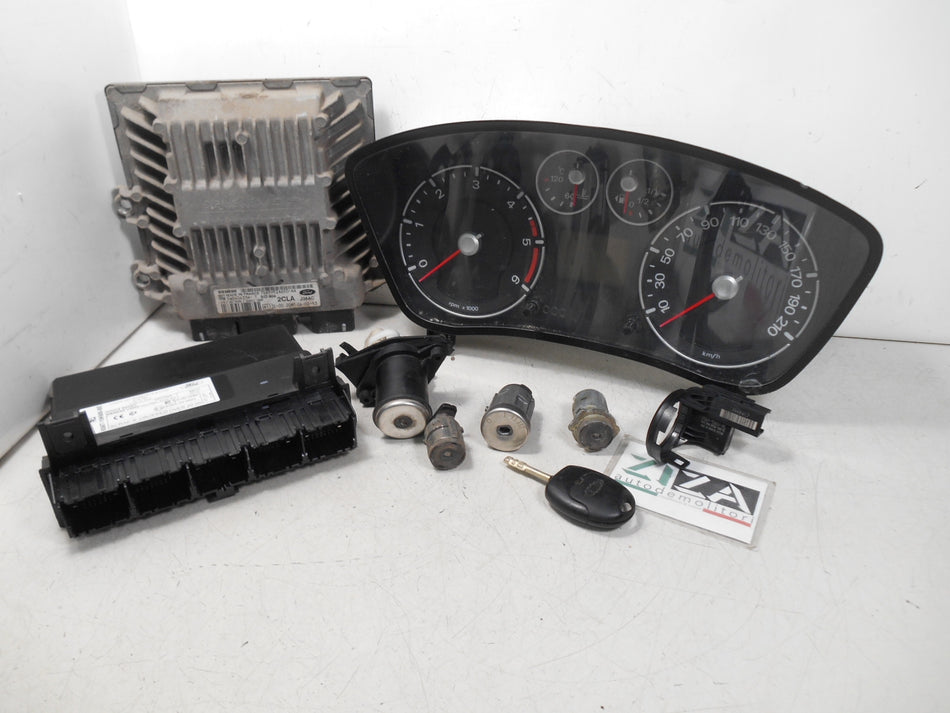 Kit Chiave ECU Ford Fiesta V 1.4 TDCI 50kw 68cv F6JB 2006 7S61-12A650-AA