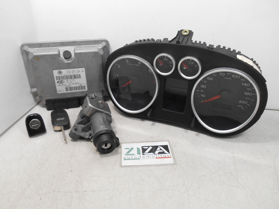 Kit Chiave ECU Audi A2 1.4 55kw 75cv BBY 2003 036906034CA IAW4MV.CA