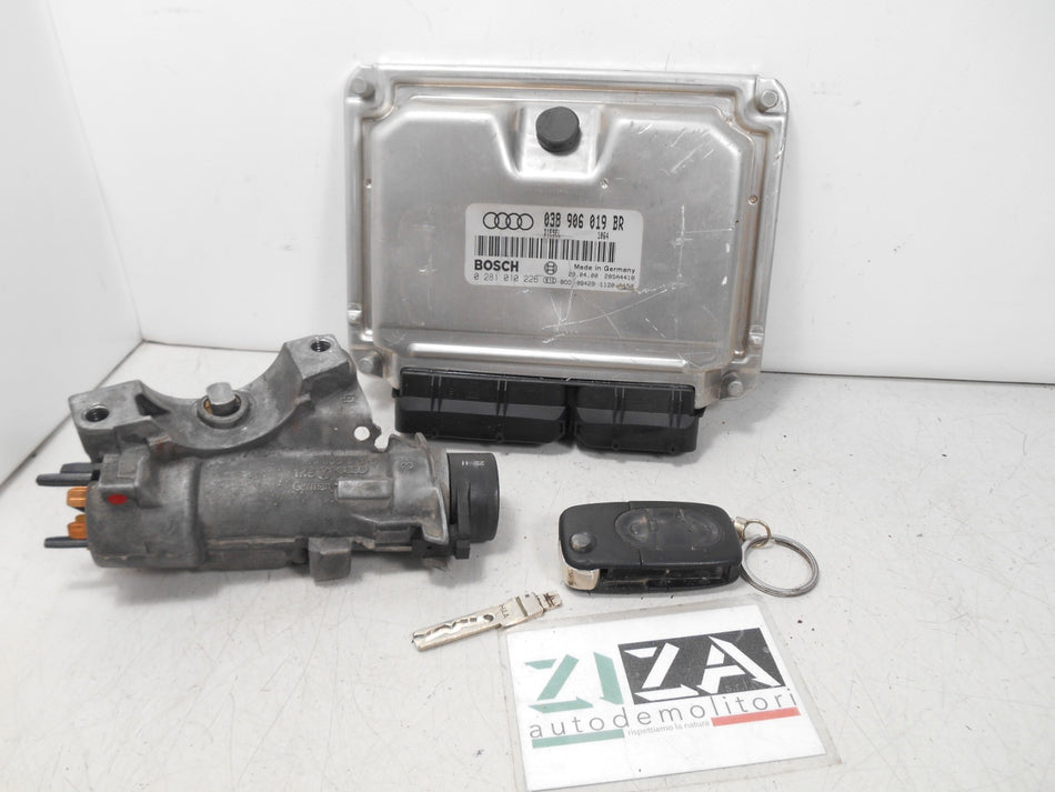 Kit Chiave ECU Audi A4 B5 SW 1.9 TDI 85kw AJM 2000 0281010226 038906019BR