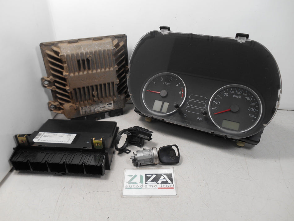 Kit Chiave ECU Ford Fusion 1.4 TDCI 50kw 68cv F6JA 2005 3S61-12A650-LB