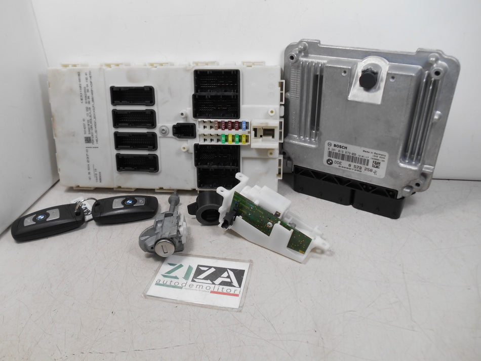 Kit Chiave ECU BMW F30 316D 2.0 85kw N47D20C 2013 0281019679 8573258-01