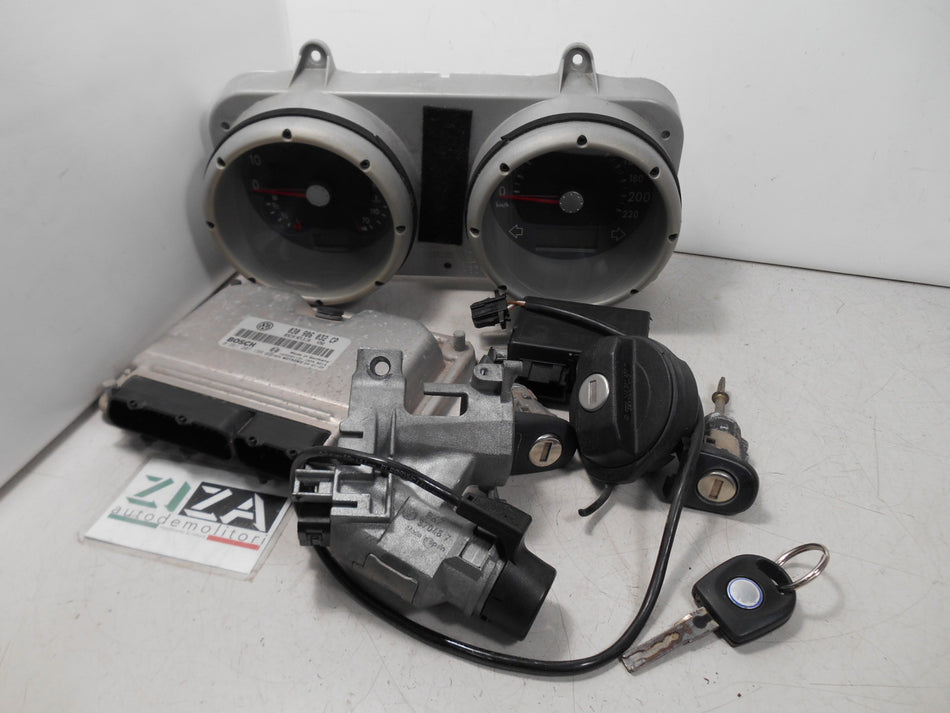 Kit Chiave ECU VW Lupo 1.0 37kw 50cv AUC 2004 030906032CP 0261207199