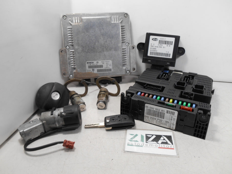 Kit Chiave ECU Lancia Phedra 2.2 94kw 4HW 2006 9661145280 0281012141