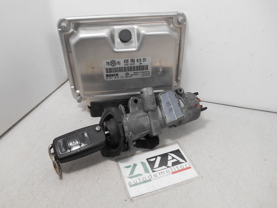 Kit Chiave ECU VW Passat 3BG SW 1.9 TDI 96kw 130cv AVF 2002 038906019EP
