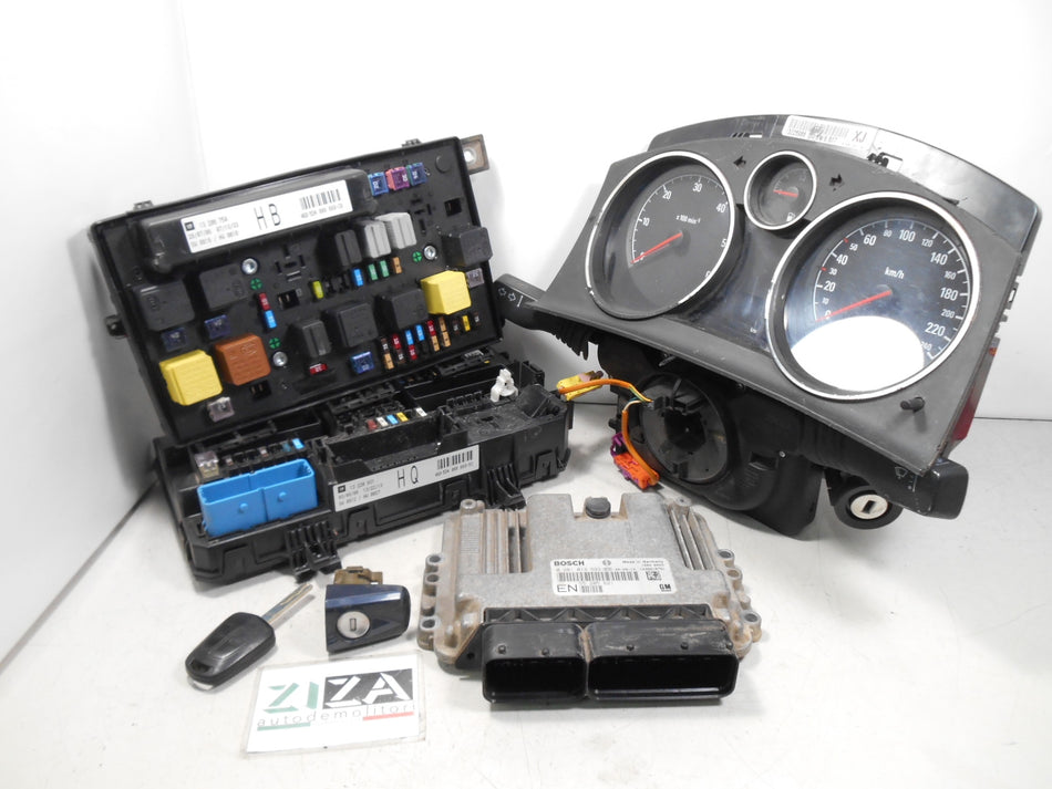 Kit Chiave ECU Opel Zafira B 1.9 CDTI 88kw 120cv Z19DT 2006 55205621 0281013593