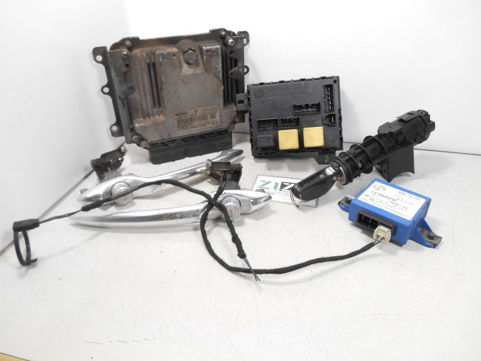 Kit Chiave ECU Alfa 156 Giugiaro 1.9 JTD 140cv 192A5000 2004 55194364 0281011425