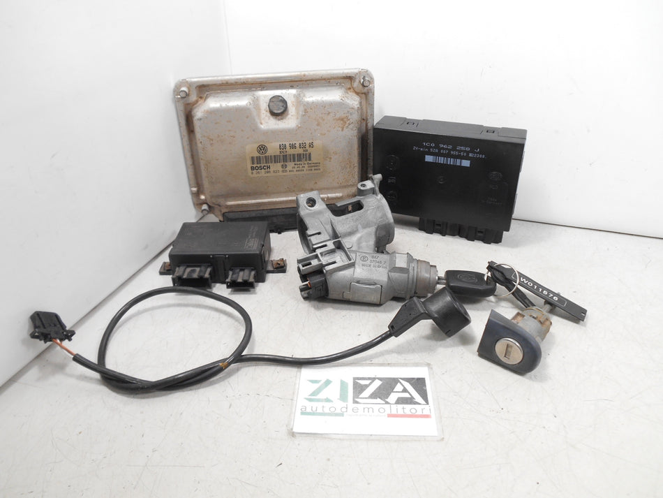 Kit Chiave ECU VW Lupo 1.0 37kw 50cv AUC 2000 030906032AS 0261206823