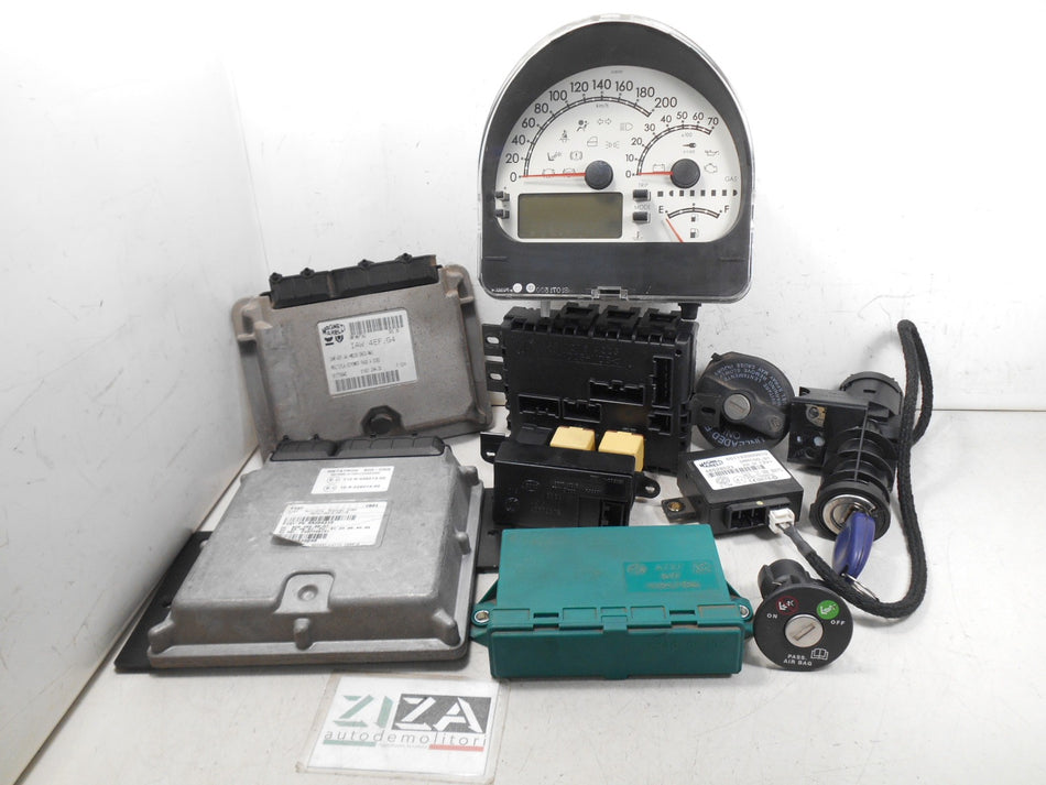 Kit Chiave ECU Fiat Multipla II 1.6 B/Met 76kw 182B6000 2007 51779340 55204210