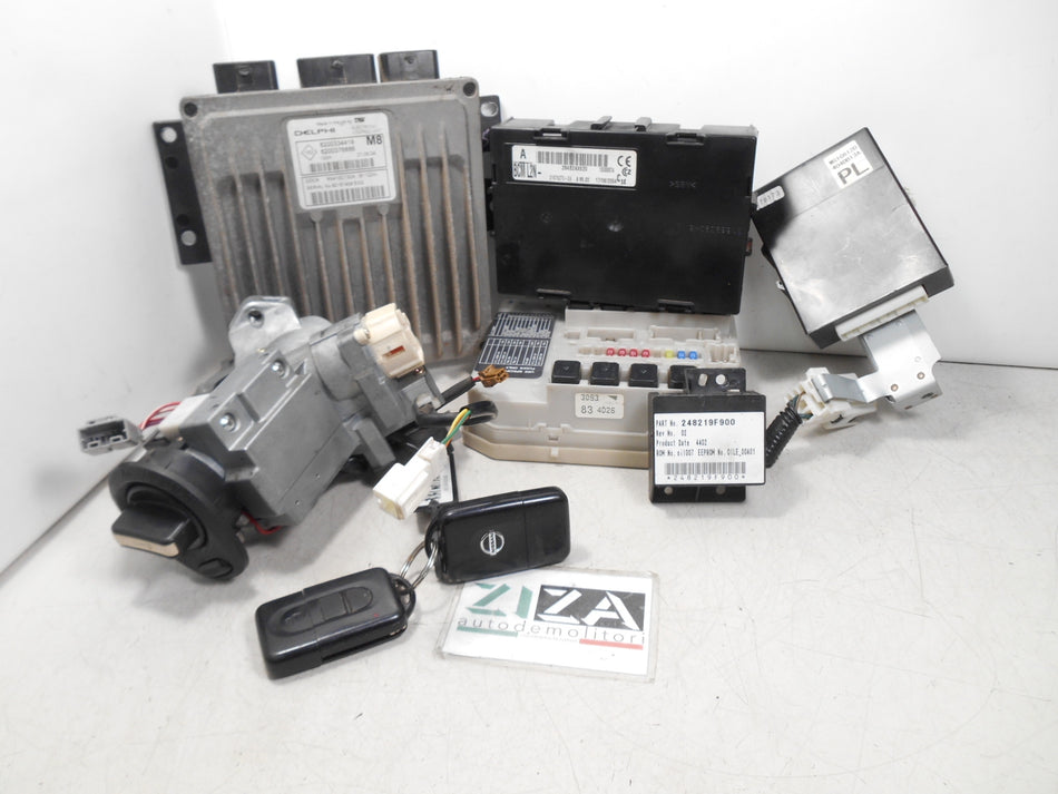 Kit Chiave ECU Nissan Micra K12 1.5 DCI 48kw 65cv K9K 2005 8200334419