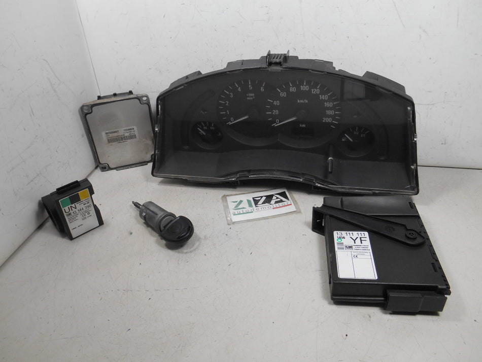 Kit Chiave ECU Opel Meriva A 1.7 55kw 75cv Y17DT 2005 12249828 8973258947