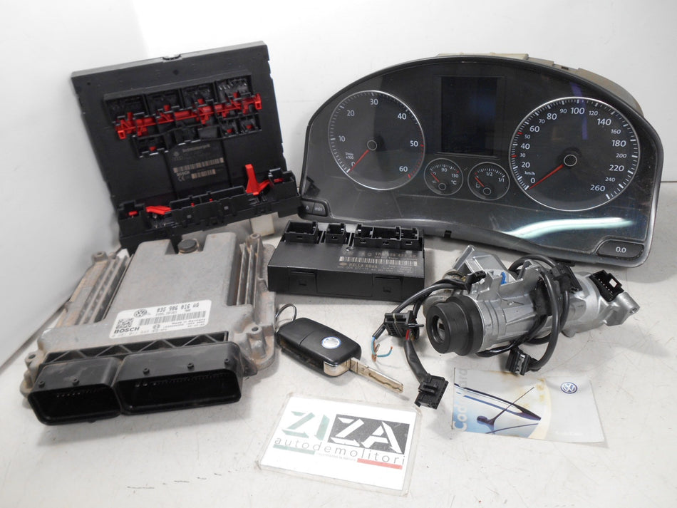 Kit Chiave ECU VW Golf V 2.0 TDI 103kw 140cv BKD 2005 03G906016AQ