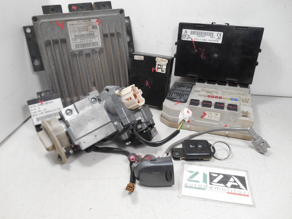 Kit Chiave ECU Nissan Micra K12 1.5 DCI 48kw 65cv K9K 2005 8200334419