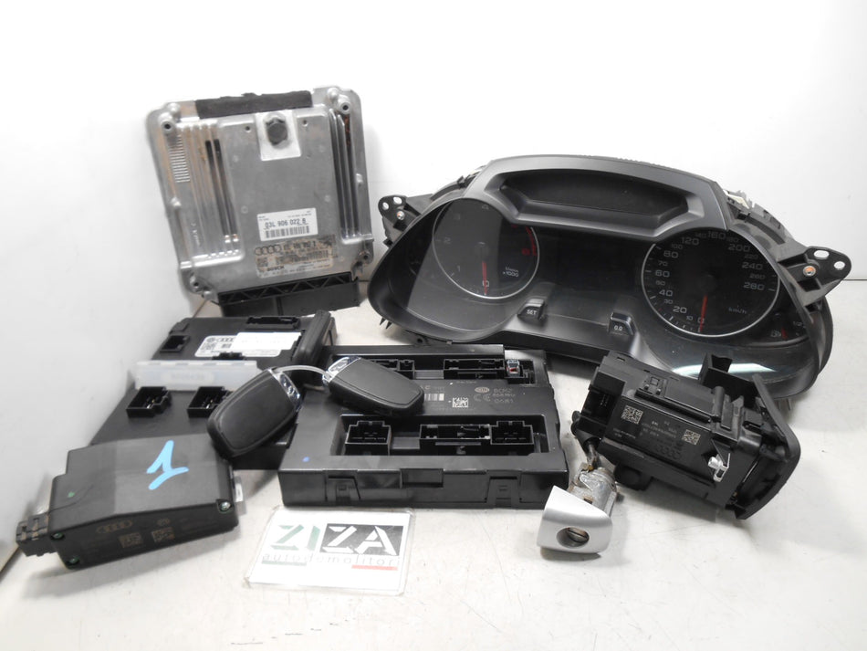 Kit Chiave ECU Audi A4 B8 2.0 TDI 105kw 143cv CAG 2008 03L906022B 0281014235
