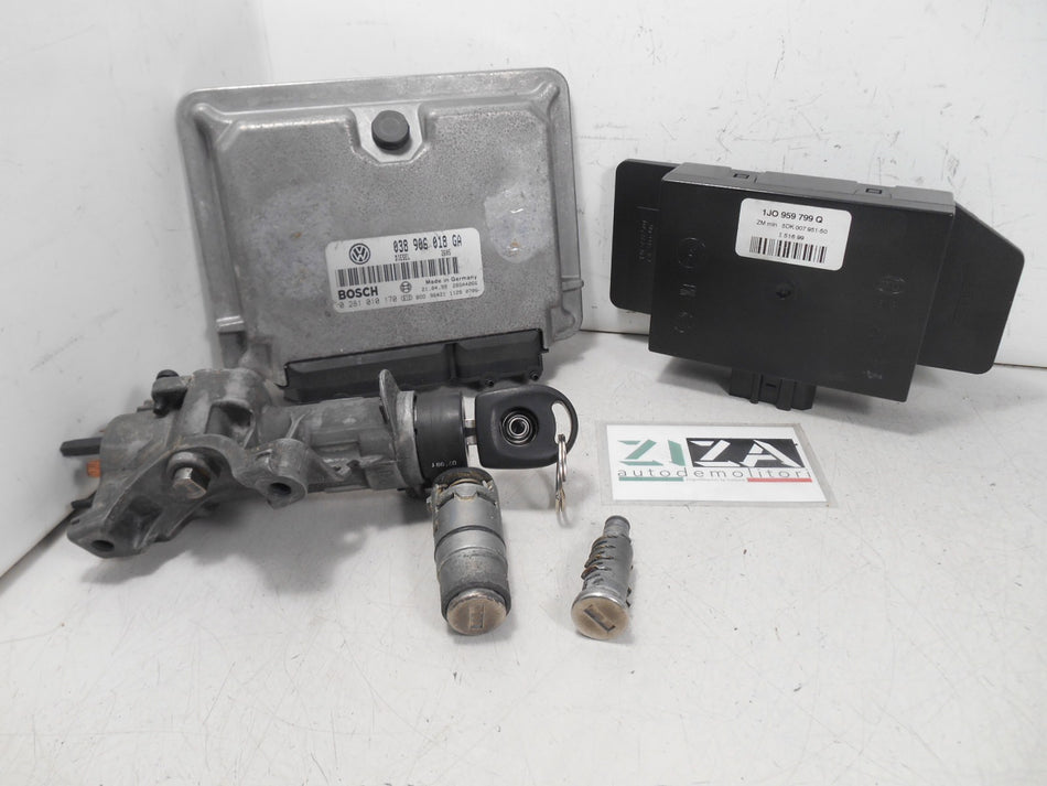 Kit Chiave ECU VW Passat 3B SW 1.9 TDI 110cv AFN 1999 038906018GA 0281010170