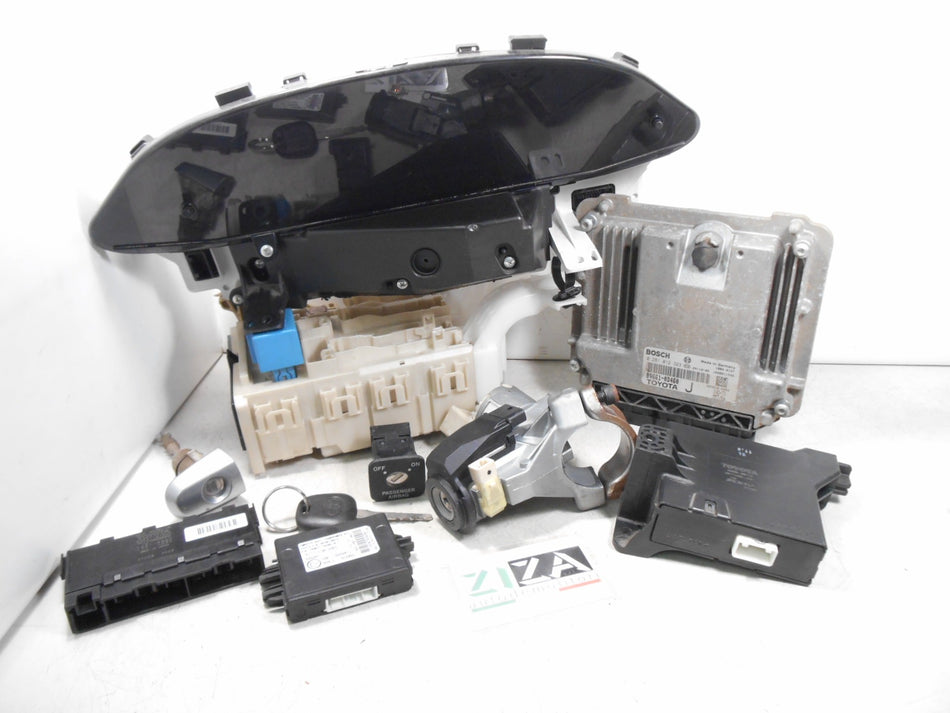 Kit Chiave ECU Toyota Yaris XP90 1.4 66kw 90cv 1NDTV 2006 0281012323 89661-0D460
