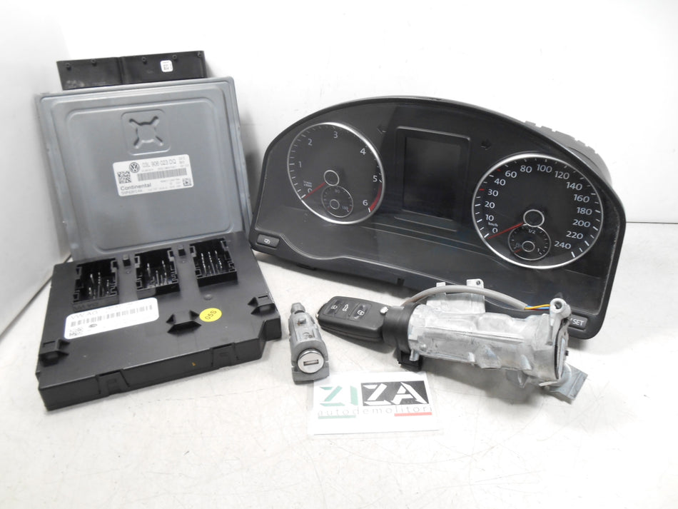 Kit Chiave ECU VW Golf VI Plus SW 1.6 TDI 77kw 105cv CAY 2010 03L906023DQ