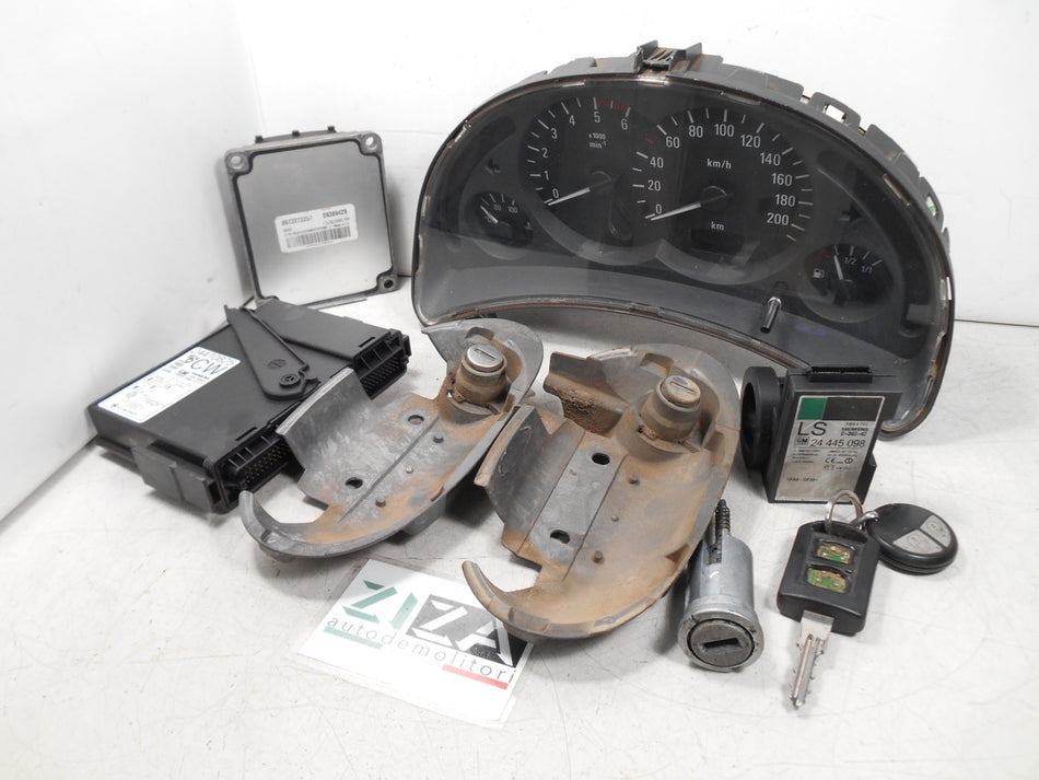 Kit Chiave ECU Opel Combo C 1.7 DTI 55kw 75cv Y17DT 2002 8972272257 09389429