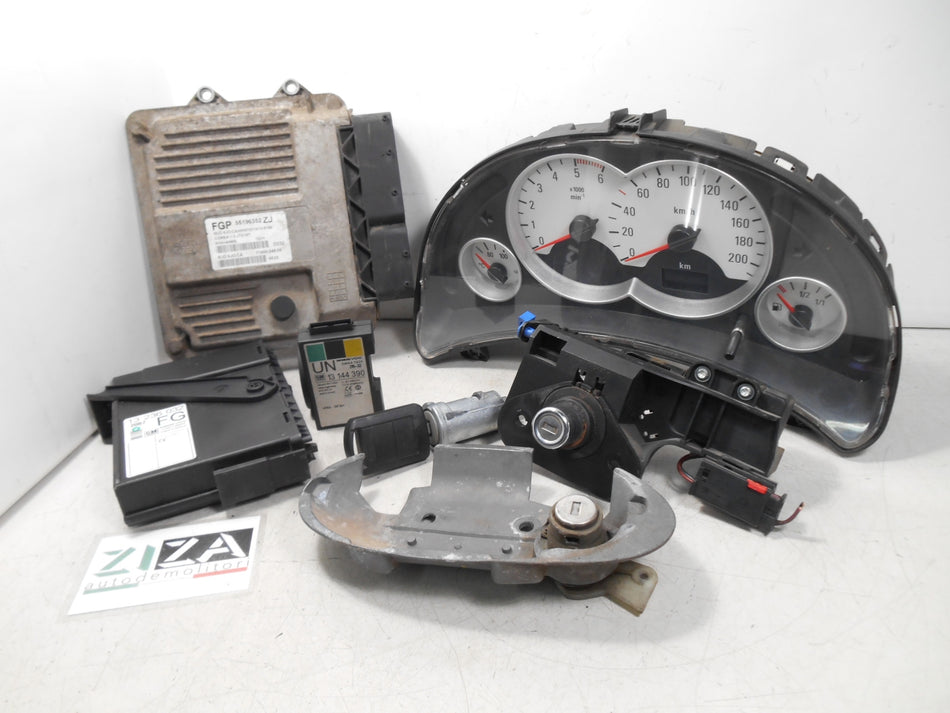 Kit Chiave ECU Opel Corsa C 1.3 CDTI 51kw 70cv Z13DT 2006 55196352