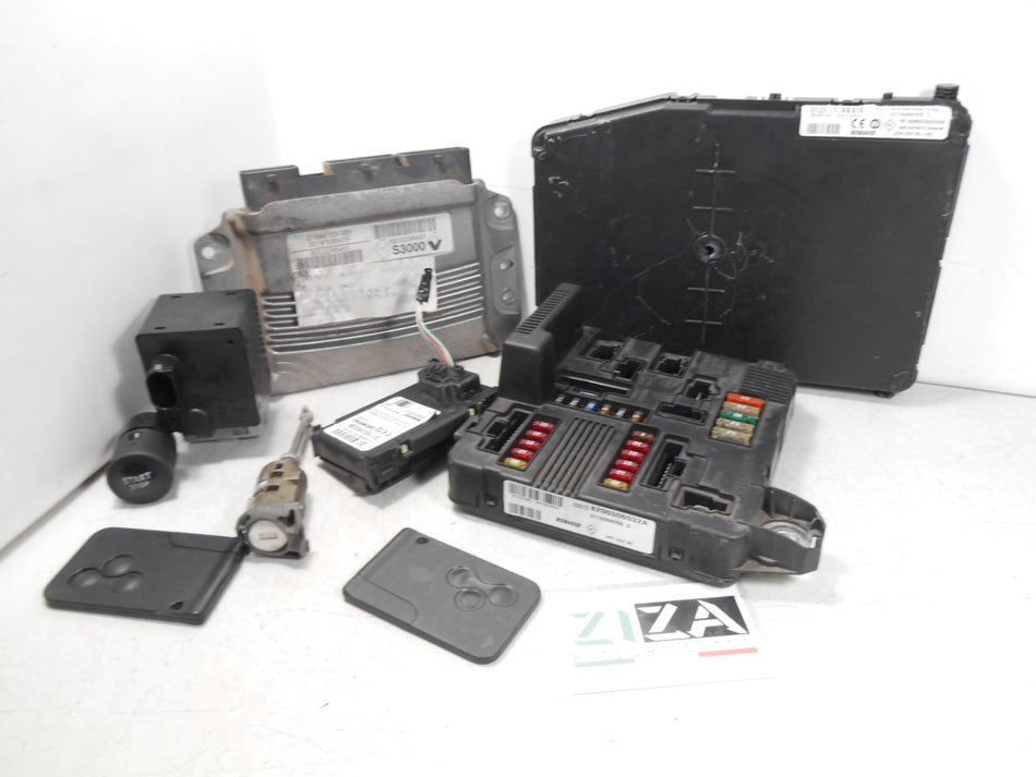 Kit Chiave ECU Renault Scenic II 1.6 16V 83kw K4MT7 2004 8200298463 8200298457