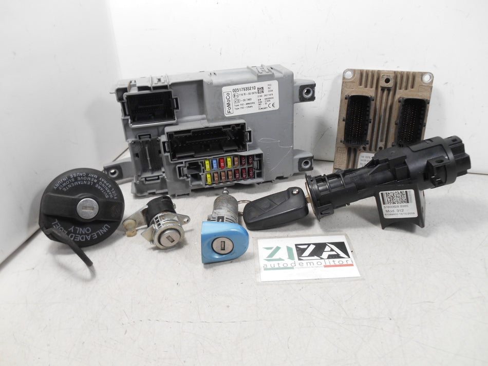 Kit Chiave ECU Ford Ka II 1.2 51kw 69cv 169A4000 2009 51843150 51793521