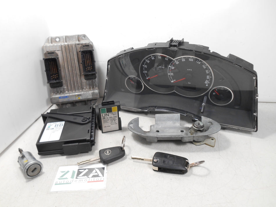 Kit Chiave ECU Opel Meriva A 1.7 CDTI 74kw 101cv Z17DTH 2008 98074147 898074-1470