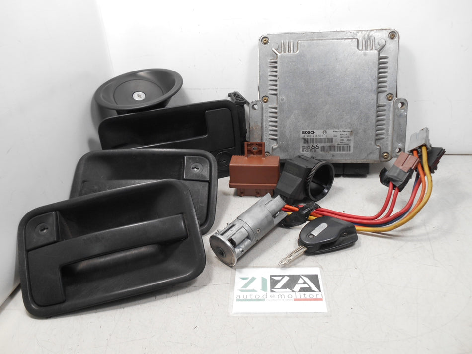 Kit Chiave ECU Fiat Scudo 2.0 JTD 69kw 94cv RHX 2003 0281010591 9643527180