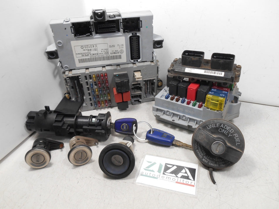 Kit Chiave ECU Fiat Punto 188 1.2 44kw 60cv 188A4000 2003 IAW5AF.P3