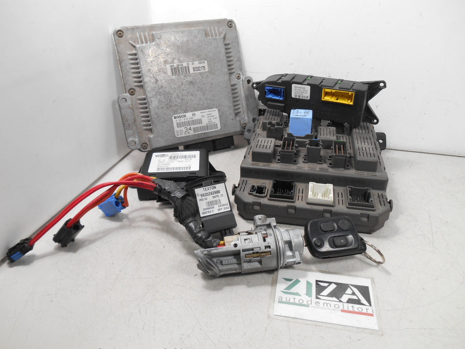 Kit Chiave ECU Peugeot 607 2.2 HDI 98kw 133cv 4HX 2002 9647473580