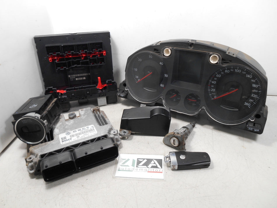 Kit Chiave ECU VW Passat 3C 1.9 TDI 77kw 105cv BLS 2007 03G906021NG