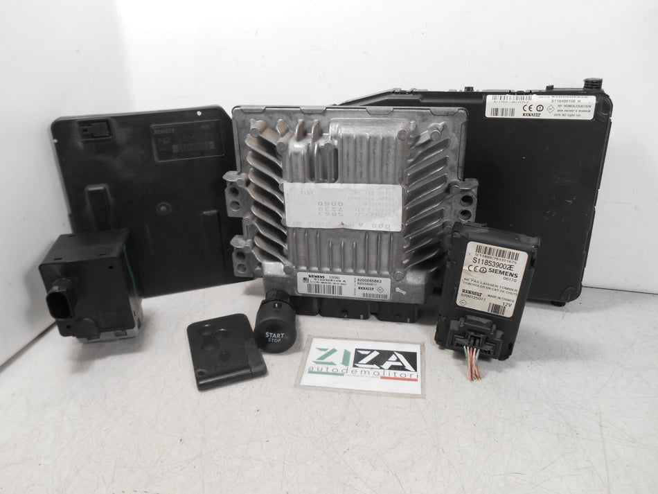 Kit Chiave ECU Renault Scenic II 1.5 DCI 78kw 106cv K9KP7 2006 S122326109A