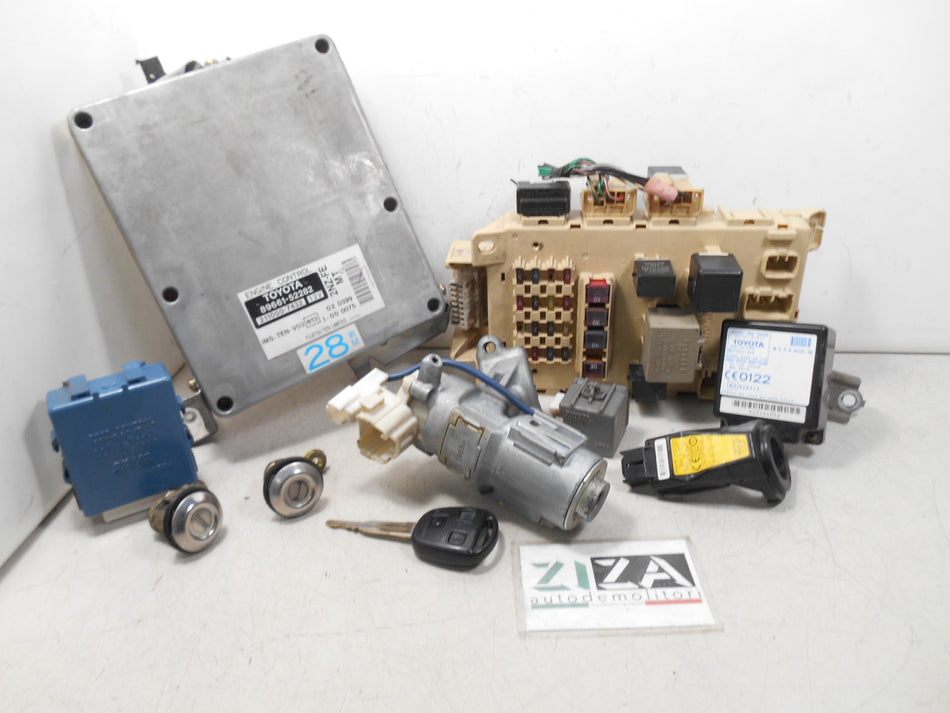 Kit Chiave ECU Toyota Yaris Verso I 1.3 63kw 2NZFE 2001 89661-52282
