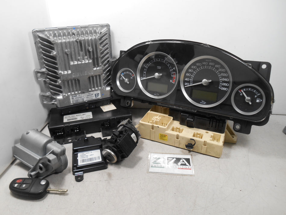 Kit Chiave ECU Jaguar S-Type 2.7 V6 X204 152kw 207cv 7B 2004 4R8Q-12A650-EF