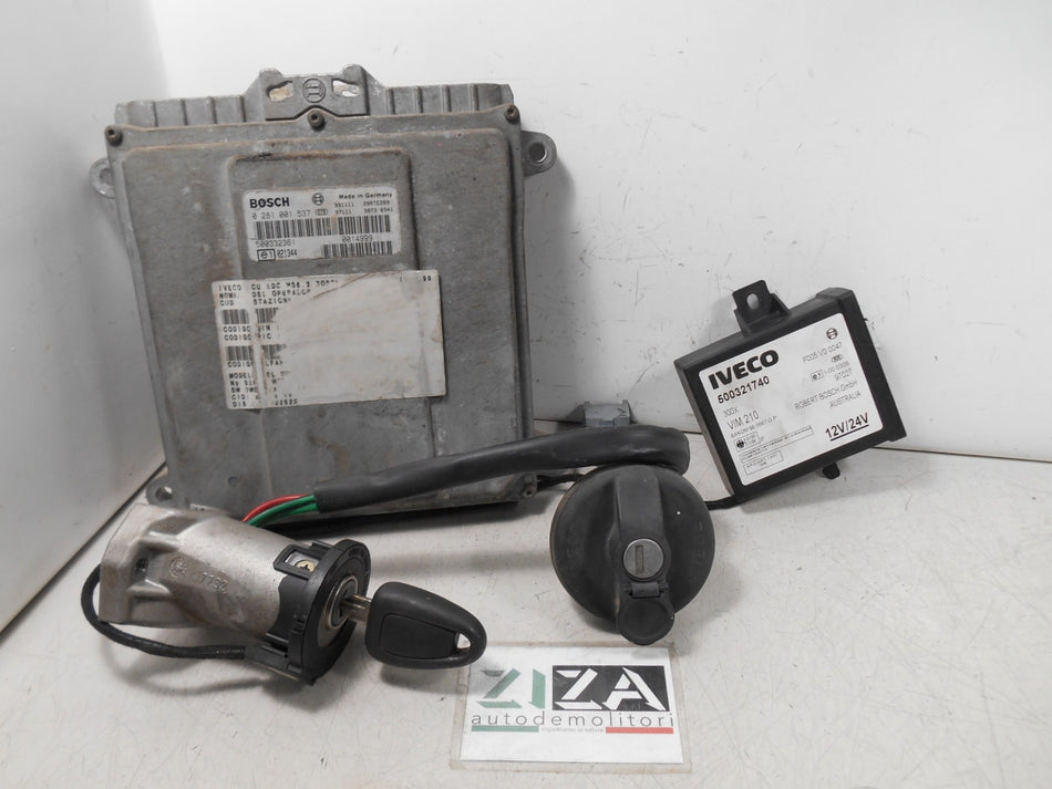 Kit Chiave ECU Iveco Daily 35C13 2.8 92kw 125cv 8140.43S 2000 500332361