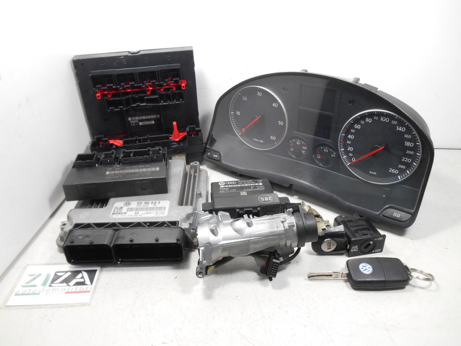 Kit Chiave ECU VW Golf V Plus 1.9 TDI 77kw 105cv BKC 2006 03G906016R