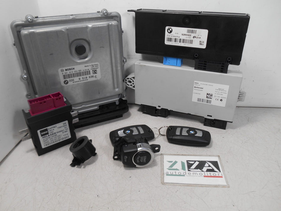Kit Chiave ECU BMW F11 525D 2.0 160kw N47D20D 2012 8518636 0281018664