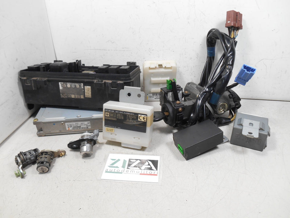 Kit Chiave ECU Honda HR-V I 3 Porte 1.6 77kw D16W1 1999 37820-PEL-307