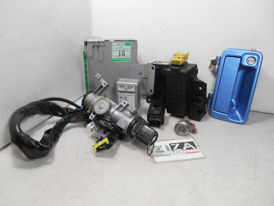 Kit Chiave ECU Suzuki Wagon R+ 1.0 48kw 65cv K10A 2000 33920-75F5 33970-75F00