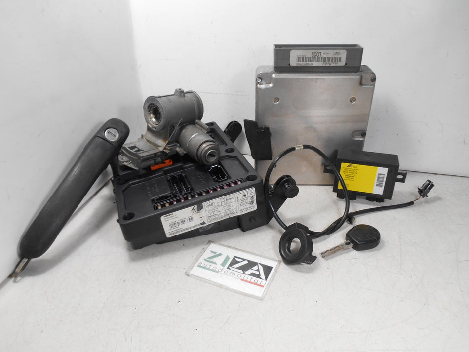 Kit Chiave ECU Ford Galaxy 2.0 85kw NSE 1997 98VW-12A650-DA 97VW-14B205-BA