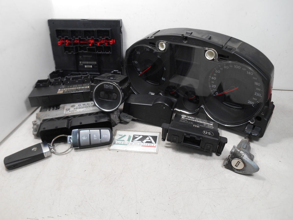 Kit Chiave ECU VW Passat 3C 1.9 TDI 77kw 105cv BLS Berlina 2008 03G906021RQ