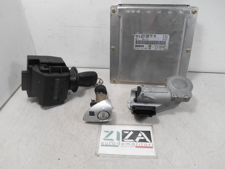 Kit Chiave ECU Mercedes W203 C220 2.2 143cv 611962 2003 A6111537779