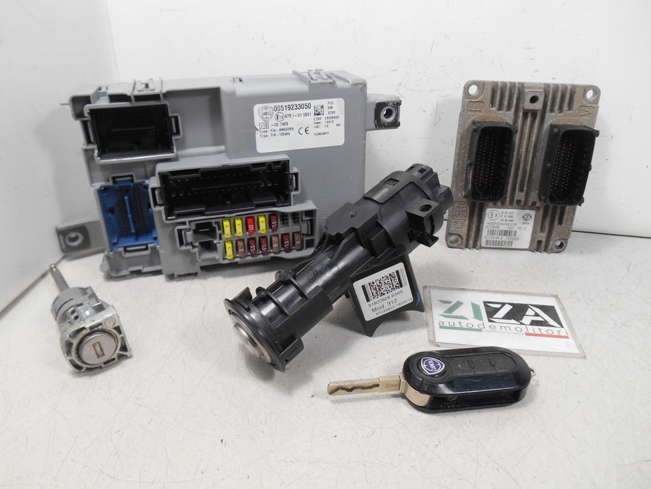 Kit Chiave ECU Lancia Ypsilon 846 1.2 B/GPL 51kw 169A4000 2012 51918330