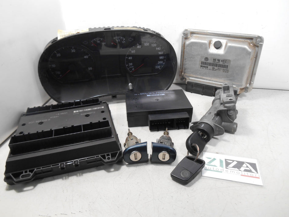 Kit Chiave ECU VW Polo 9N 1.4 TDI 55kw 75cv AMF 2002 045906019C 0281010697