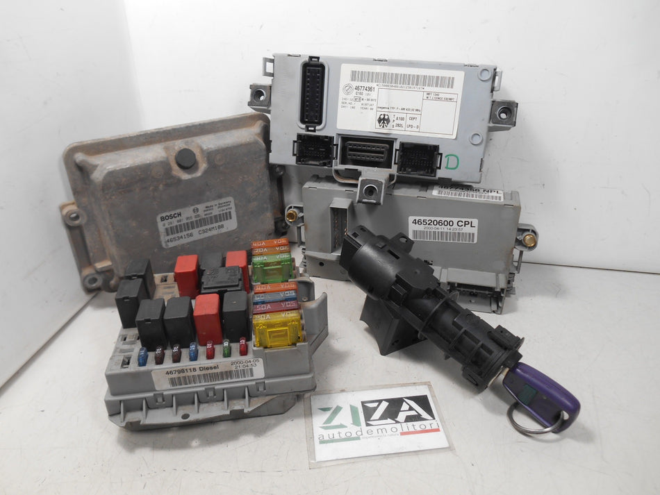 Kit Chiave ECU Fiat Punto 188 1.9 59kw 80cv 188A2000 2000 46534156